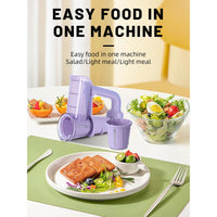 (Net) Multifunctional Electric Roller Vegetable Cutter