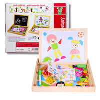 Wooden Intelligence Spell Music Series Magnetic Board Puzzle