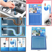 12 Pcs Sani Stick Pipe Deodorizer Drain Cleaning Sanitation Sticks Clog Remover And Odors Eliminator