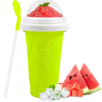 Quick Frozen Magic Cup, Double Layers Slushie Cup, DIY Homemade Squeeze Icy Cup, Fasting Cooling Make And Serve Slushy Cup For Milk Shake, Smoothies