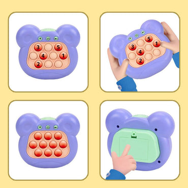 Quick Push Puzzle Game Console Series Toys for Kids Push Bubble and Pop Light Fidget Anti Stress Relief Sensory Toys for Adults / 6969212003534