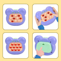 Quick Push Puzzle Game Console Series Toys for Kids Push Bubble and Pop Light Fidget Anti Stress Relief Sensory Toys for Adults / 6969212003534