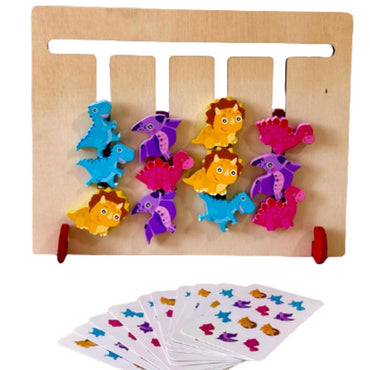 Wooden Color Picker Model Educational Game Car Design