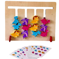 Wooden Color Picker Model Educational Game Car Design