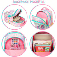 (NET) Unicorn Animal Backpacks Set Of 3 Pcs