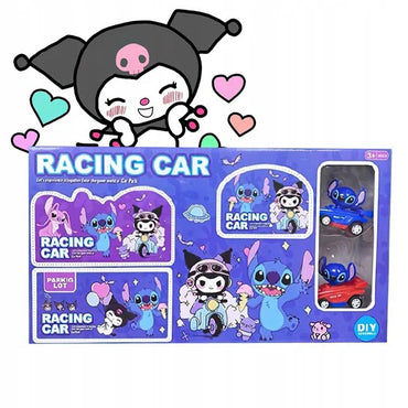 Stitch Parking Racing Car Track Set 36 Pcs