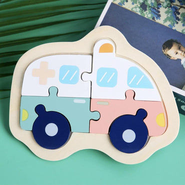 Colorful Wooden Jigsaw Puzzle For Kids