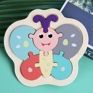 Colorful Wooden Jigsaw Puzzle For Kids
