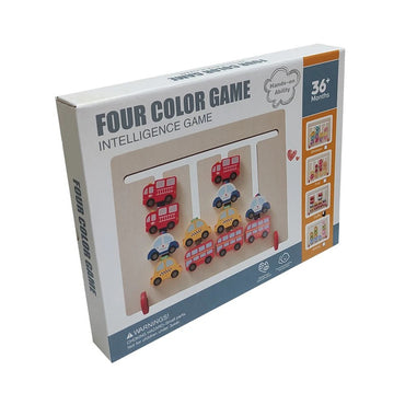 Wooden Color Picker Model Educational Game Car Design