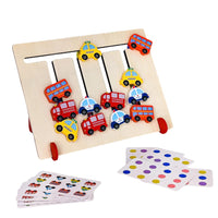 Wooden Color Picker Model Educational Game Car Design
