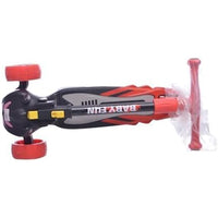 (Net) Scooter Big Pedal Foldable Adjustable Height Scooter 3 Wheel