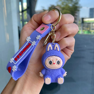 ( Net ) Princess Perch Labubu 3D Keychain