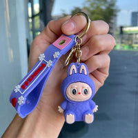 ( Net ) Princess Perch Labubu 3D Keychain