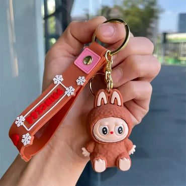 ( Net ) Princess Perch Labubu 3D Keychain
