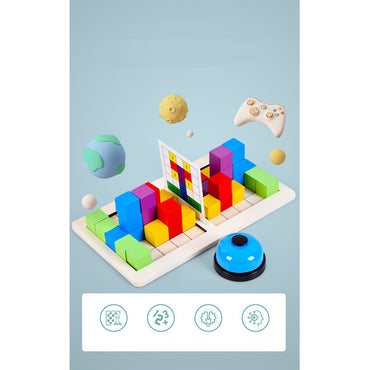 Wooden Color Pairing Game