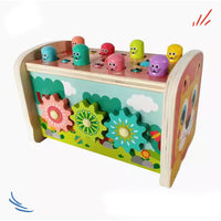 Wooden Sorter With Hammered Lion