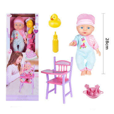 Baby Doll With Feeding Chair