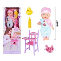 Baby Doll With Feeding Chair