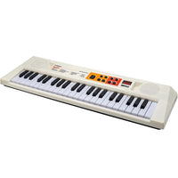 White Educational Toy Musical Organ With Microphone