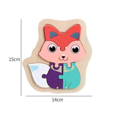 Colorful Wooden Jigsaw Puzzle For Kids