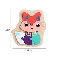 Colorful Wooden Jigsaw Puzzle For Kids