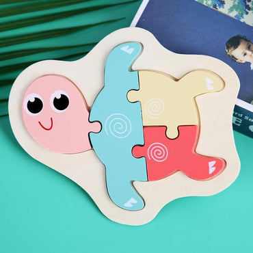Colorful Wooden Jigsaw Puzzle For Kids