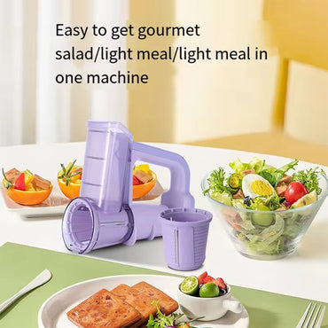 (Net) Multifunctional Electric Roller Vegetable Cutter