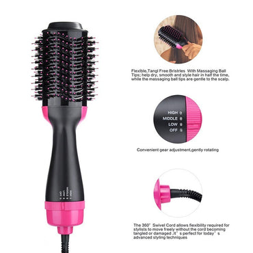 Hair Dryer 3 in 1 Volumizer & Styler With Ceramic Heater