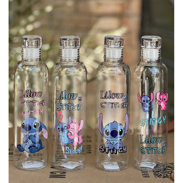 Stitch Water Bottle Cartoon Transparent Plastic / 110001