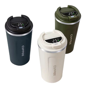 Smart Digital Thermal Coffee Tumbler Electronic Glass 380 ML