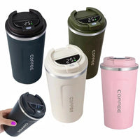 Smart Digital Thermal Coffee Tumbler Electronic Glass 380 ML