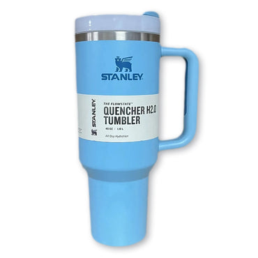 (Net) Stanley Quencher Water Tumbler With Straw Solid 1.2 L