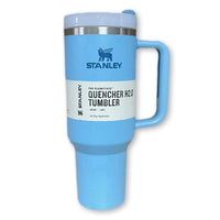 (Net) Stanley Quencher Water Tumbler With Straw Solid 1.2 L