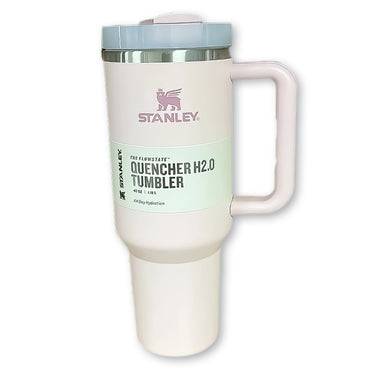 (Net) Stanley Quencher Water Tumbler With Straw Solid 1.2 L
