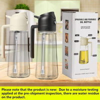 2 in 1 Spray And Pour Glass Oil Dispenser Bottle