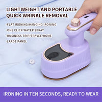 Portable Handheld Dry Iron Mini Electric Steam Iron With Folding Feature For Home And Travel