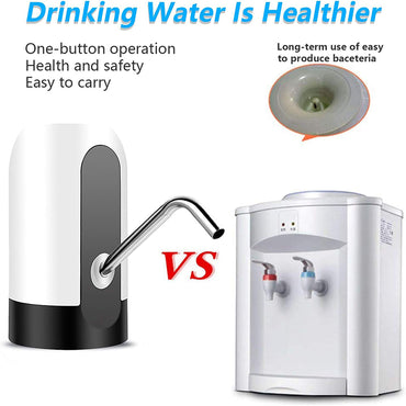 (Net) Automatic Water Dispenser Bottle Rechargeable Drinking Water Pump Quick/kq631