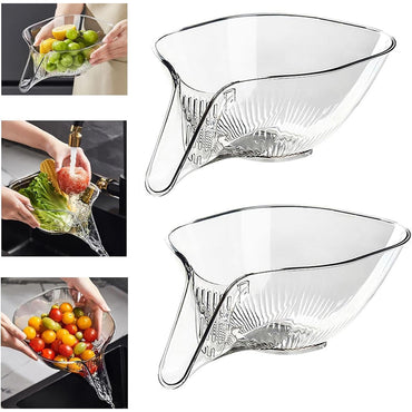 Multifunctional Kitchen Washing Basket With Dishwashing Cloth And Dry Separation Filter With Funnel