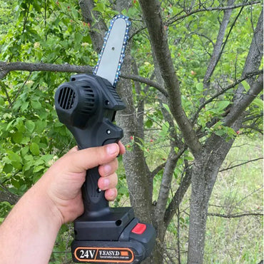 (Net) Handheld Cordless Mini Electric Chainsaw
