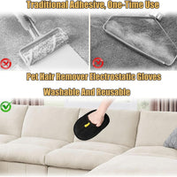 Electrostatic Pet Hair Removal Gloves