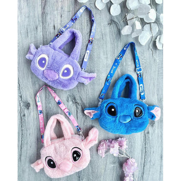 (Net) Stitch Stuffed Plush Toy Bag Backpack Handbag