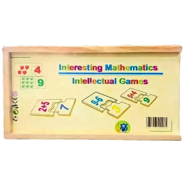Educational Wood Wooden Matching Puzzles Set
