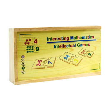 Educational Wood Wooden Matching Puzzles Set