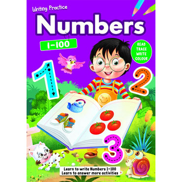 Writing Practice Numbers and letters /b5-bk04186 / bk04187