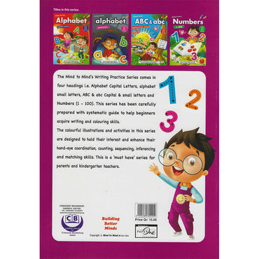 Writing Practice Numbers and letters /b5-bk04186 / bk04187