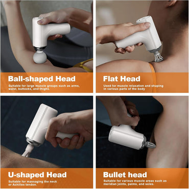 (Net) Mini Electric Cordless Massage Gun