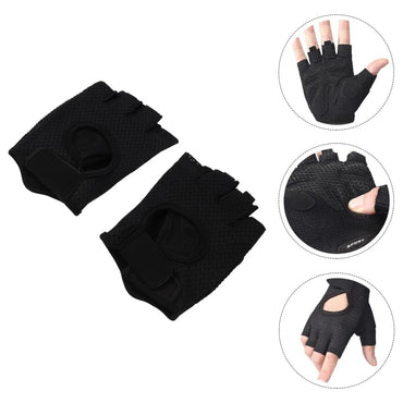 1 Pair Weight Lifting Gloves Full Palm Protection Workout
