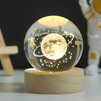 Starry Sky Walk Crystal Ball Night Lamp (8cm)