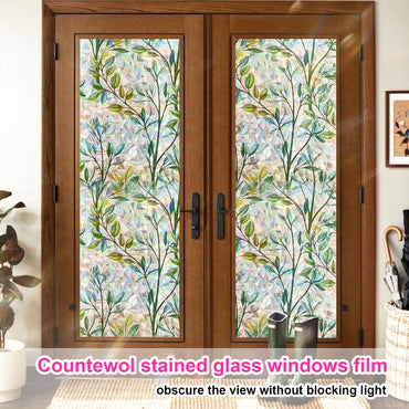 Leaf Window Static Film