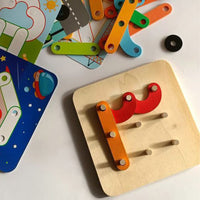 Wooden Puzzle Game Woodcutter